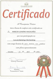 Certificado Kaiser